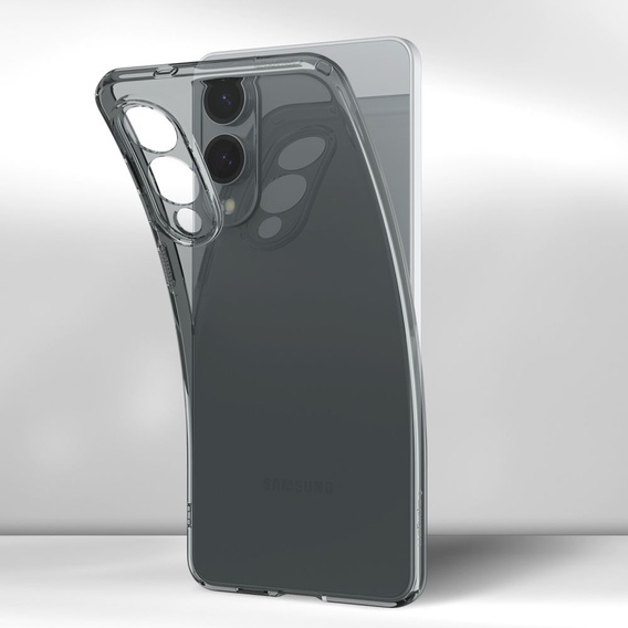 Etui Spigen do Samsung Galaxy S25 Edge, Liquid Crystal, Space crystal + Szkło hartowane