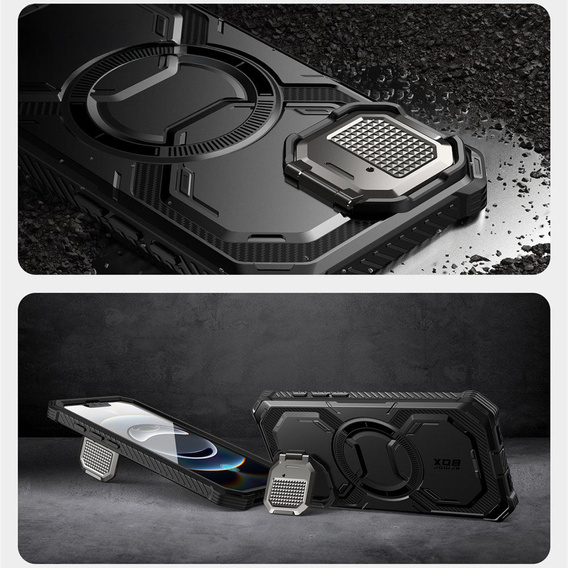 Etui Supcase do Iphone 16E, IBLSN ArmorBox MagSafe, Czarne