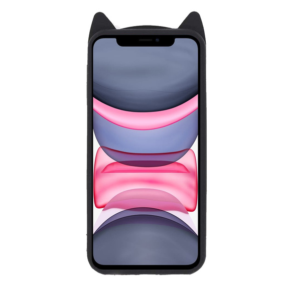 Etui 3D KOT do iPhone 11, Black