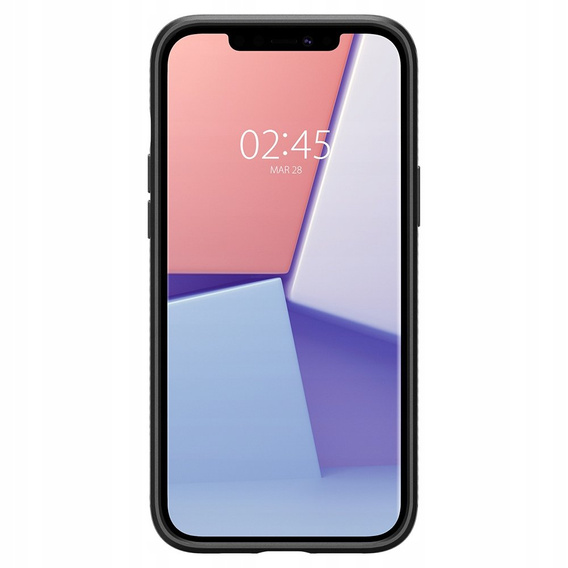 OUTLET Etui Spigen do iPhone 12/12 Pro, Liquid Air, czarne