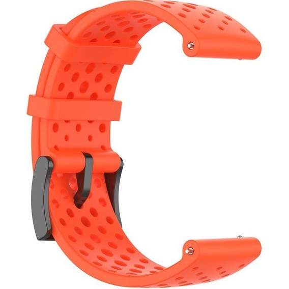Pasek Silikonowy do Suunto 9 24mm - Pomarańczowy