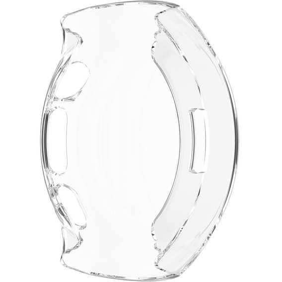 2w1 Etui z Osłoną na ekran do Huawei Watch 5 46mm, Przezroczyste