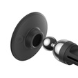 Baseus C01 Magnetyczny uchwyt samochodowy do kratki, Black