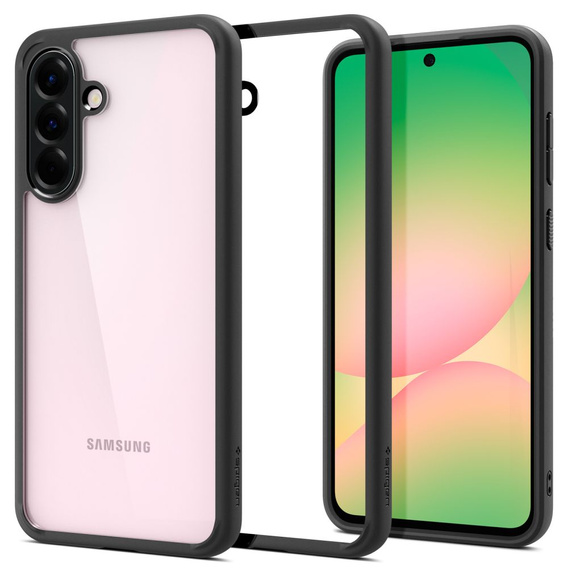 Etui Spigen do Samsung Galaxy A56 5G, Ultra Hybrid, czarne / matowe + Szkło Hartowane 9H