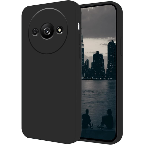 Etui do Xiaomi Redmi A3, Silicone Lite, czarne