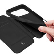 Etui z klapką Dux Ducis do iPhone 17 Pro, Skin Pro, czarne