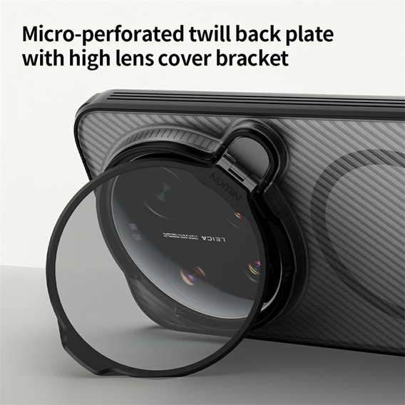 Etui Nillkin CamShield Prop Magnetic dla Xiaomi 17 Ultra, czarne