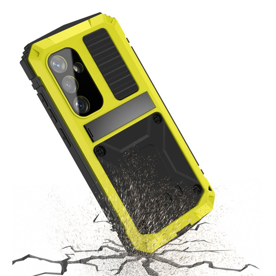 Etui pancerne do Samsung Galaxy S25+ Plus, R-JUST, żółte