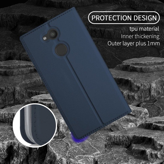 Granatowe Etui SkinPro do Sony Xperia L2