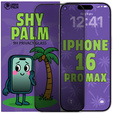 Szkło Hartowane Prywatyzujące Shy Palm do iPhone 16 Pro Max
