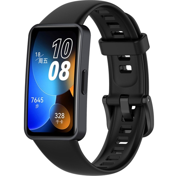 Pasek Silikonowy do Huawei Band 8 / Huawei Band 9, Czarny