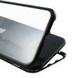 Etui Magnetic back glass do iPhone XS Max - Black