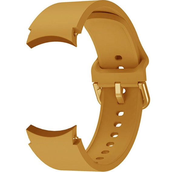 Pasek Silikonowy do Samsung Galaxy Watch 4/5/6/7 40/42/43/44/45/46/47mm, Żółty