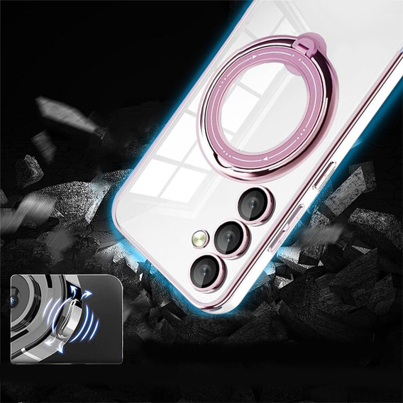 Etui Magnetyczne do Samsung Galaxy A54 5G, do MagSafe, różowe