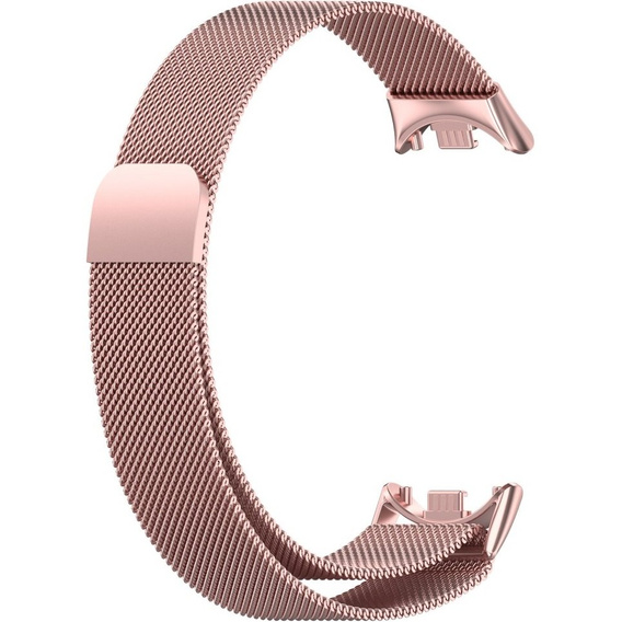 Pasek Bransoleta Milanese do Xiaomi Smart Band 10 / 9 / 8, Różowy