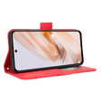Etui z klapką do Xiaomi Redmi 13, Card Slot, czerwone