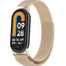 Bransoleta Milanese do Xiaomi Smart Band 10 / 9 / 8, Szampański
