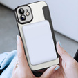 Etui z klapką do iPhone 12, RFID Wallet MagSafe z ochroną aparatu, czarne