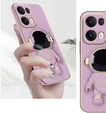Etui do Oppo Reno 13 Pro, Astronaut, fioletowe