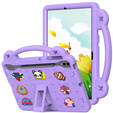 Etui do Samsung Galaxy Tab S9 FE+ Plus, Cute Patterns, z podstawką, Fioletowe