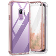 Etui do Samsung Galaxy S9 Plus, Suritch Full Body, przezroczyste / różowe