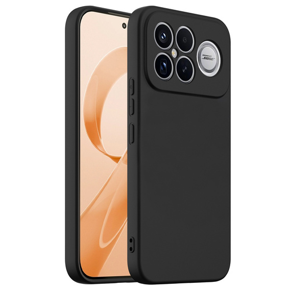 Etui do Xiaomi Poco F8 Ultra, Silicone Lite, do MagSafe, czarne