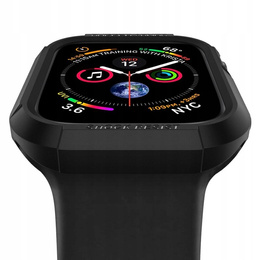 Etui Spigen do Apple Watch 4/5/6/7/8/9/SE 44/45mm, Rugged Armor, Czarny