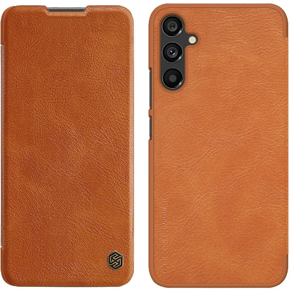 Etui NILLKIN do Samsung Galaxy A34 5G, Qin Series, Brązowe