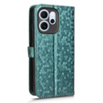 Etui z klapką do Oppo Reno 14 F / 14 FS, Wallet Rhombus, zielone