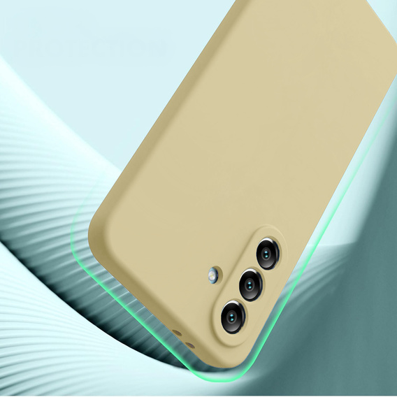 Etui do Samsung Galaxy A56 5G, Silicone Lite, beżowe