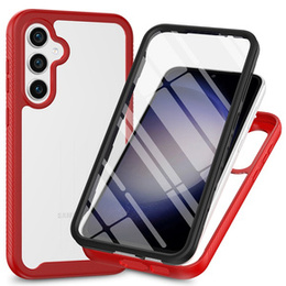 Etui do Samsung Galaxy A35 5G, Shockproof, z folią, czerwone