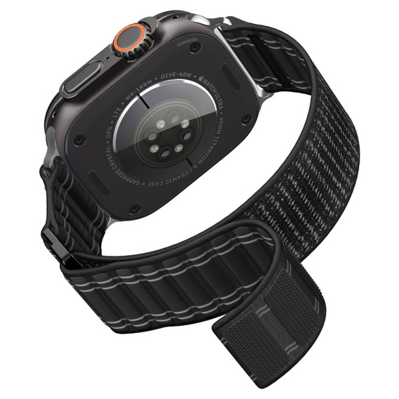 Pasek Spigen WBF0 Band do Apple Watch 8/9/10/11/SE/Ultra 1/2 (44/45/46/49 mm) – Black