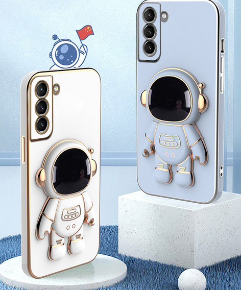 Etui do Samsung Galaxy S22 5G, Astronaut, białe