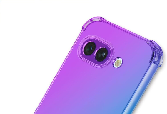 Etui Gradient Dropproof do Google Pixel 9A, Fioletowe / niebieskie