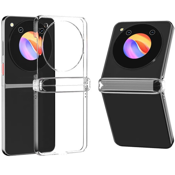 Etui do Nubia Flip 5G, cienkie, przezroczyste