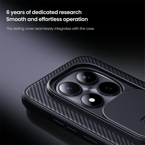Etui NILLKIN do Xiaomi Redmi Note 15 Pro 5G, Camshield Pro, czarne