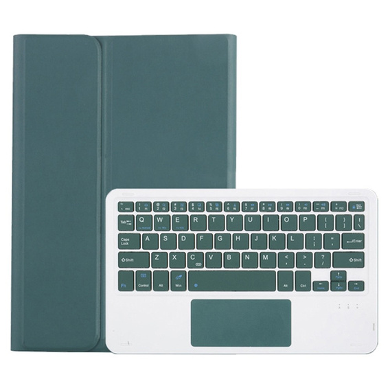 Etui z klawiaturą do Xiaomi Pad 7 / 7 Pro, TouchPad, zielone