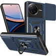 Etui pancerne do Xiaomi Poco F7 Ultra, CamShield Slide, niebieskie