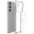 Etui Spigen do Samsung Galaxy S25 FE, Ultra Hybrid Mag MagSafe, Clear / White