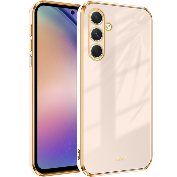 Etui do Samsung Galaxy A54 5G, Glamour CamShield, różowe