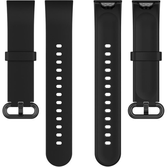 Pasek Silikonowy do Xiaomi Mi Watch Lite, Czarny