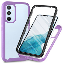 Etui do Samsung Galaxy A34 5G, Shockproof, z folią, fioletowe