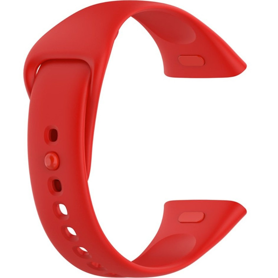 Pasek Silikonowy do Xiaomi Redmi Watch 3, Czerwony