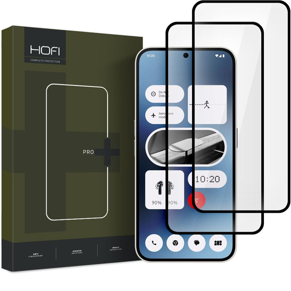 Hofi Glass Pro+ Szkło Hartowane do Nothing Phone 2a, czarne (2 sztukI)