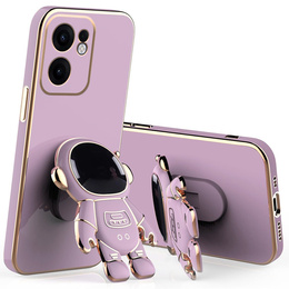 Etui do Oppo Reno 13F / Oppo Reno 13FS, Astronaut, fioletowe