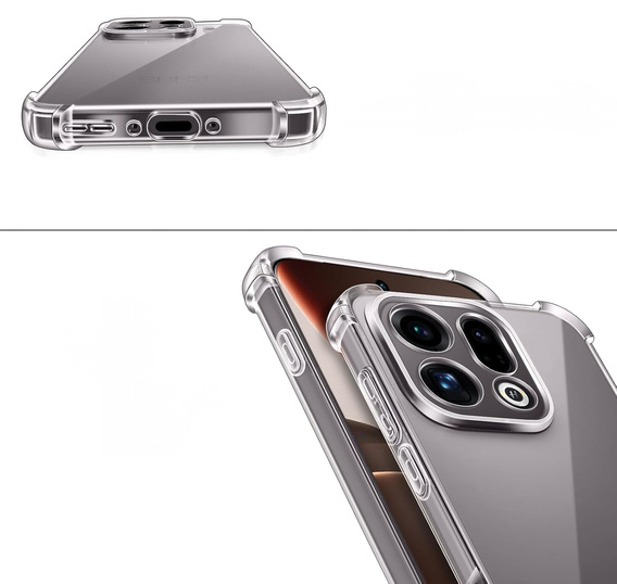 Etui do Oppo Find X9, Dropproof, przezroczyste