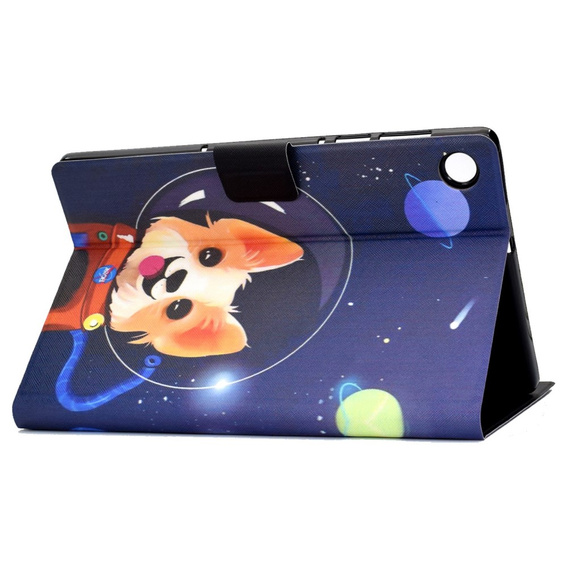 Etui do Lenovo Tab M10 Plus 10.6 Gen 3 TB-125F TB-128F, Stand Case Card Slot, astronaut dog