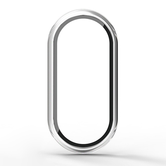 2w1 Etui + Szkło Hartowane do Xiaomi Smart Band 10 / 9 / 8, Przezroczyste