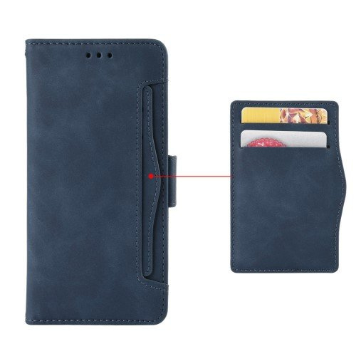 Etui z klapką do Samsung Galaxy Z Fold 5 5G, Card Slot, granatowe