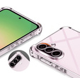 Etui do Samsung Galaxy A56 5G, Erbord Dropproof, przezroczyste + Szkło